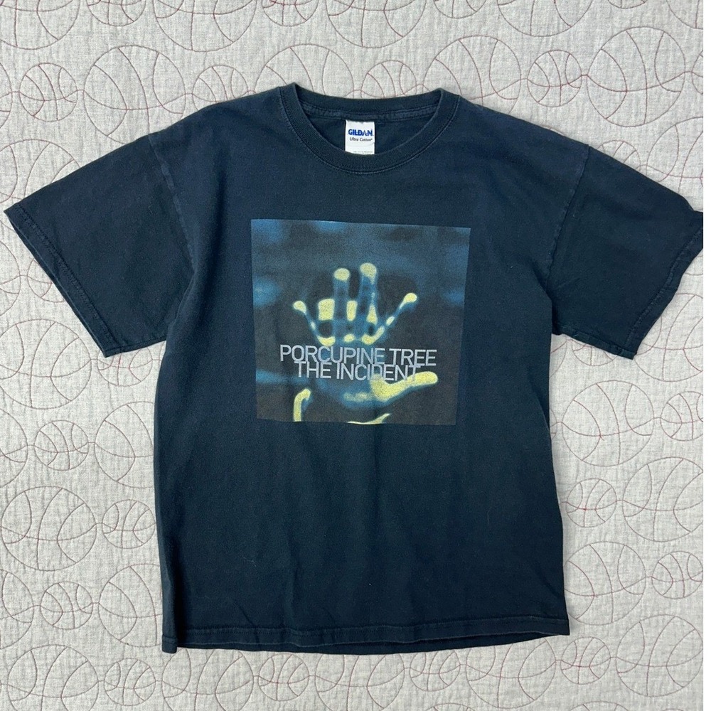 Porcupine Tree "The Incident" Tour Black Double‎ Sided T-Shirt / Mens Medium